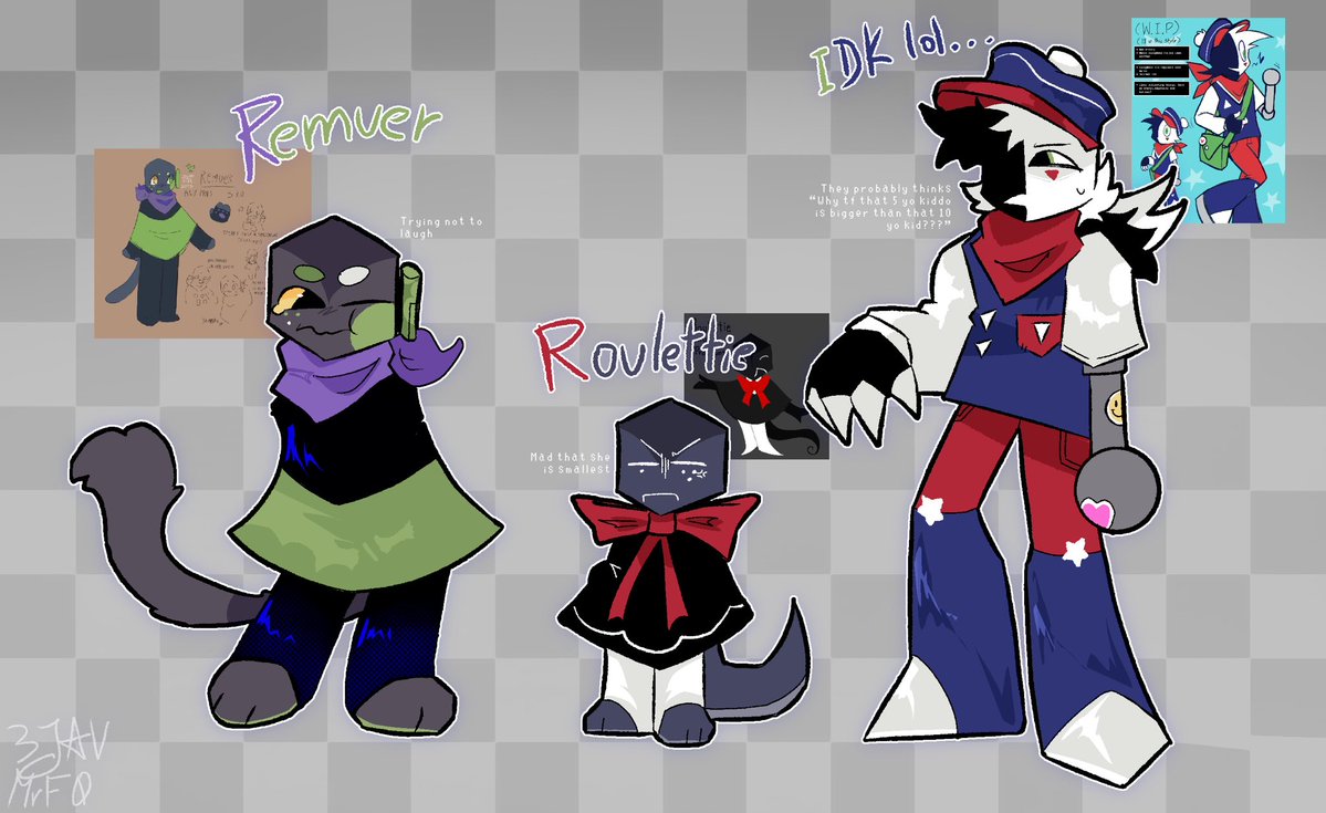 My fav Polymikes fankids :D
Remuer: itsrainingsomewhere-else.tumblr.com 
Roulettie: <a href="/autismanalysis/">💭 finnley / tenna</a> 
That big kid..: <a href="/NotAnonynaut/">PK🌐</a> 
#DELTARUNE #polymikes