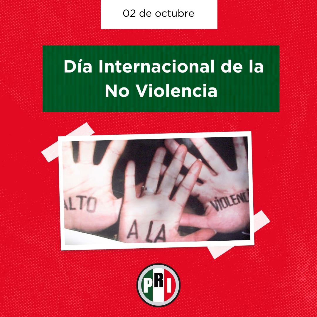 Este Día se conmemora hoy, 2 de octubre, aniversario del nacimiento de Mahatma Gandhi, cuya filosofía consagraba que "la no violencia es la mayor fuerza a disposición de la humanidad. Es más poderosa que el arma de destrucción más poderosa concebida por el ingenio del hombre".
