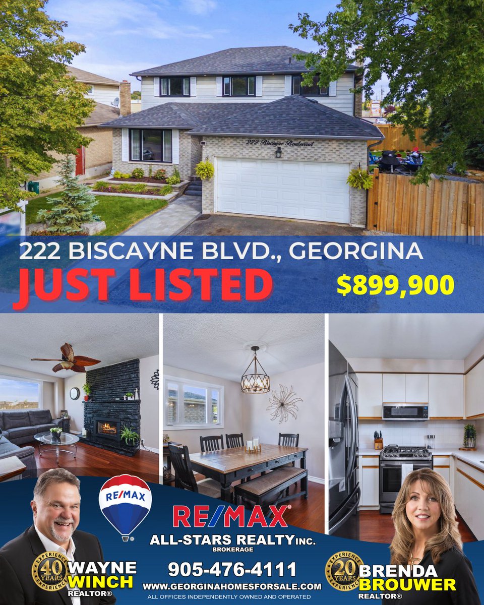 🔥𝐉𝐔𝐒𝐓 𝐋𝐈𝐒𝐓𝐄𝐃🔥
𝑾𝒆𝒍𝒄𝒐𝒎𝒆 𝒕𝒐 222 𝑩𝒊𝒔𝒄𝒂𝒚𝒏𝒆 𝑩𝒍𝒗𝒅!
Full Listing 👇
georginahomesforsale.com/homes-for-sale…
This large 4 bedroom, 4 bathroom home offers space, comfort and convenience for the whole family! 
#JustListed #KeswickHome #GeorginaRealEstate #LuxuryListing