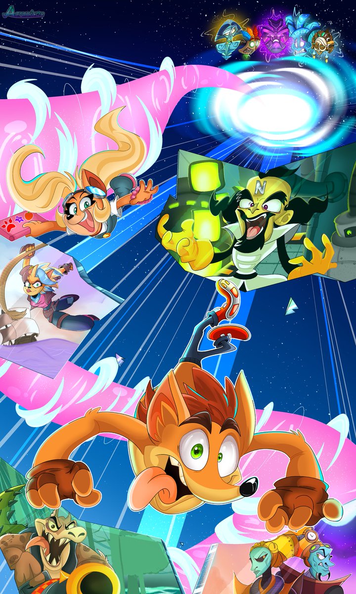 REPOST: CRASH 4: It’s About Time fanart
I don’t know how I did this, but I wanna do this again.