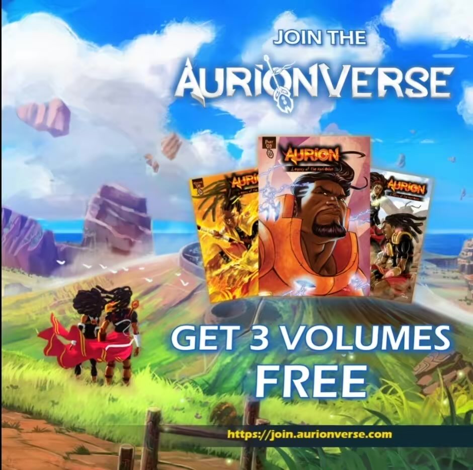 Join.aurionverse.com and get your 3 free volumes