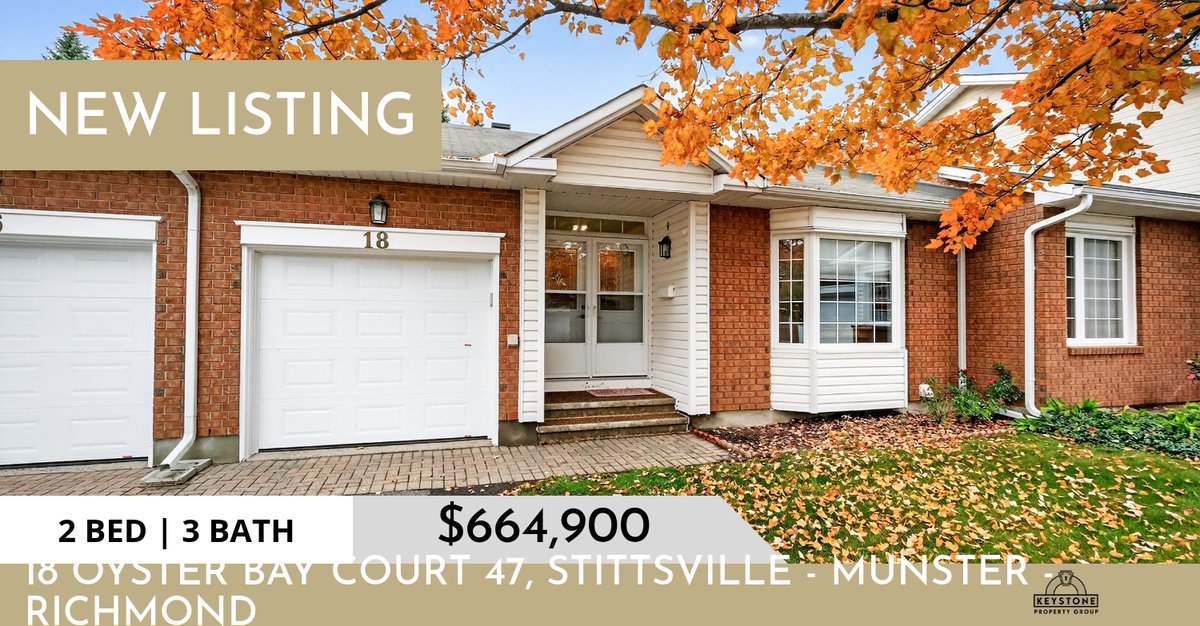📍 New Listing 📍 Take a look at this fantastic new property that just hit the market located at 18 Oyster Bay Court 47 in Ottawa. Reach out here or at (613) 265-9300 for more information!

Listed by Russell Underhill, BROKER

Ian ... homeforsale.at/18_OYSTER_BAY_…