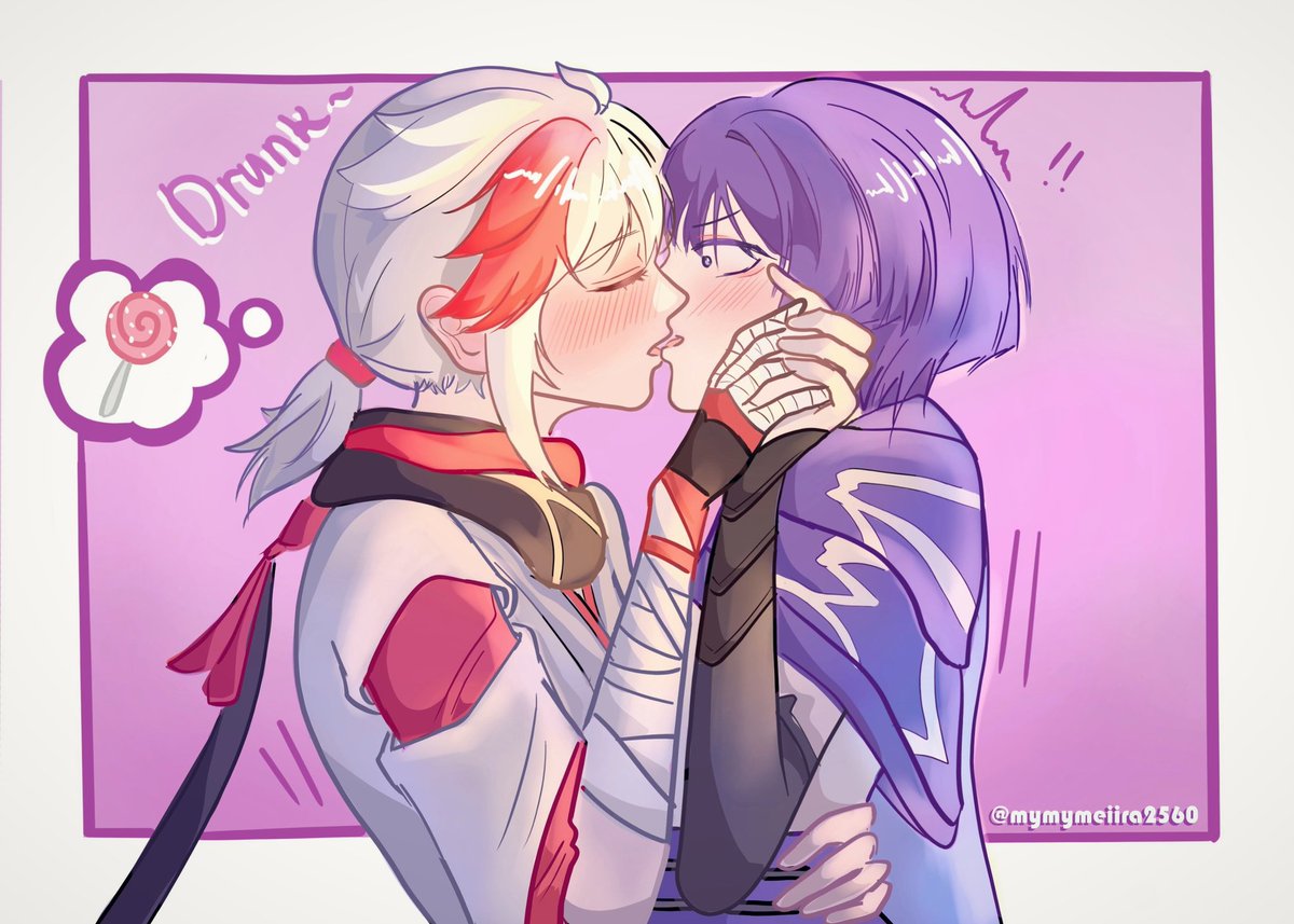 mymymeiira2560's tweet photo. Kiss kiss #kazuscara #kzsc #kzscr #kaedeharakazuha #scaramouche https://t.co/XIk3HnzR2n