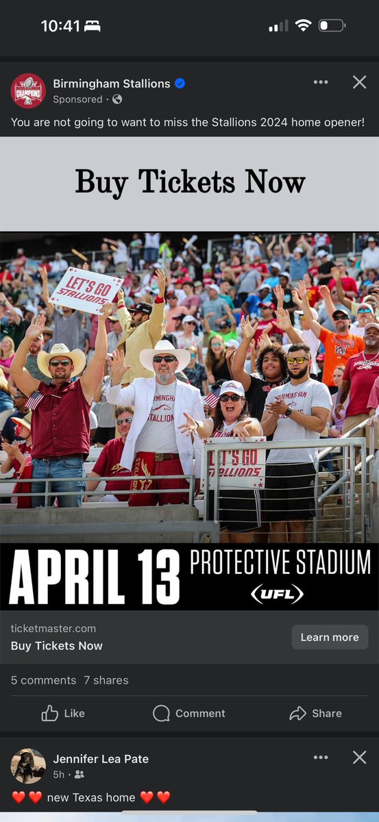 rebeccaminder's tweet photo. @RepoleStable @TheUFL we Horsemen fan group have done most of the advertising for the Stallions. Still awaiting our NIL agreement for the past four years 😉 https://t.co/Nj4NfWQZB8
