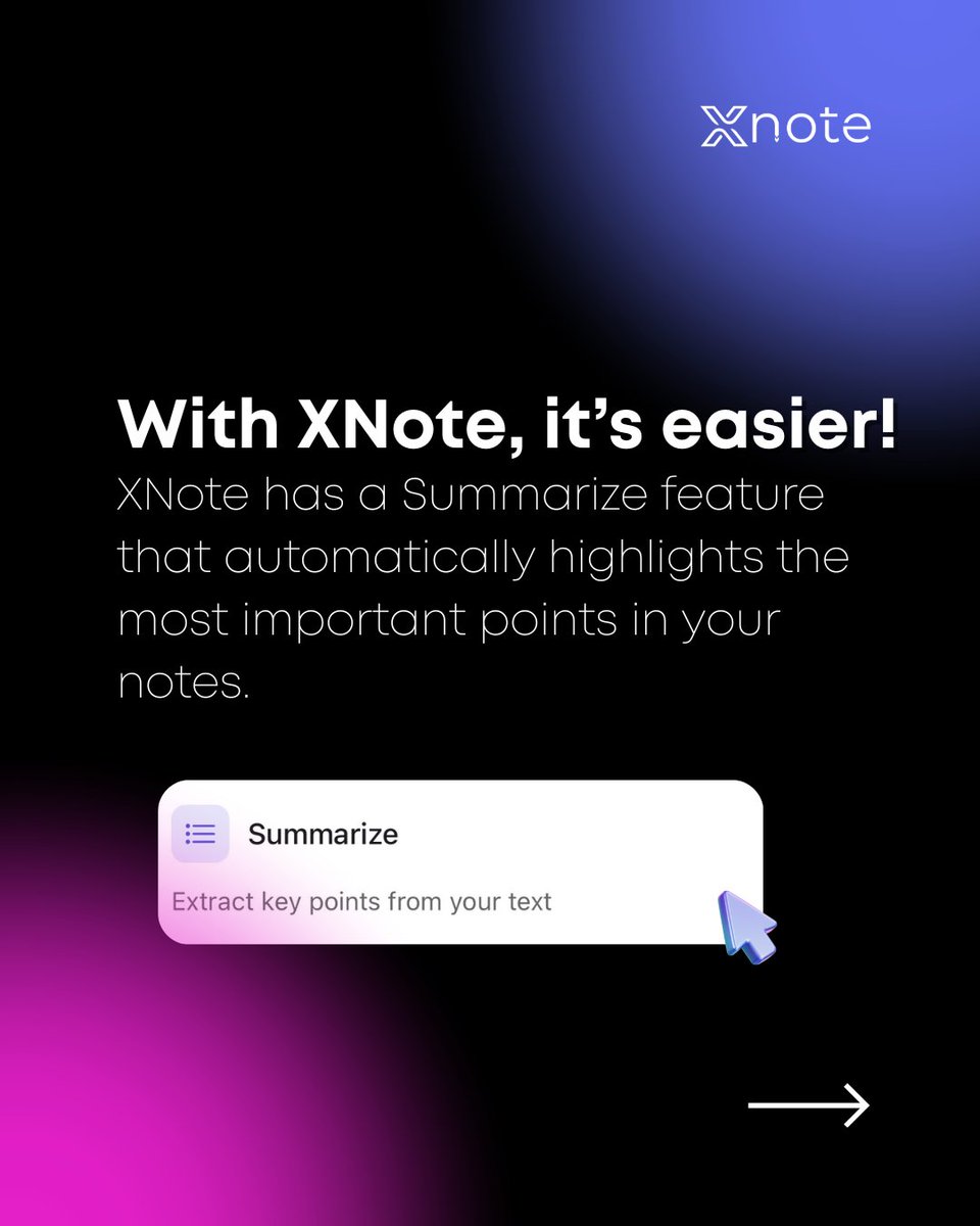 XNote_AI's tweet image. Stay organized and boost your productivity with XNote! 📝📱
From syncing notes and tasks to calendar integration, XNote keeps everything in one place, so you never miss a beat. Perfect for meetings, planning, and getting more done in less time. ⏳
Feel the difference in your…