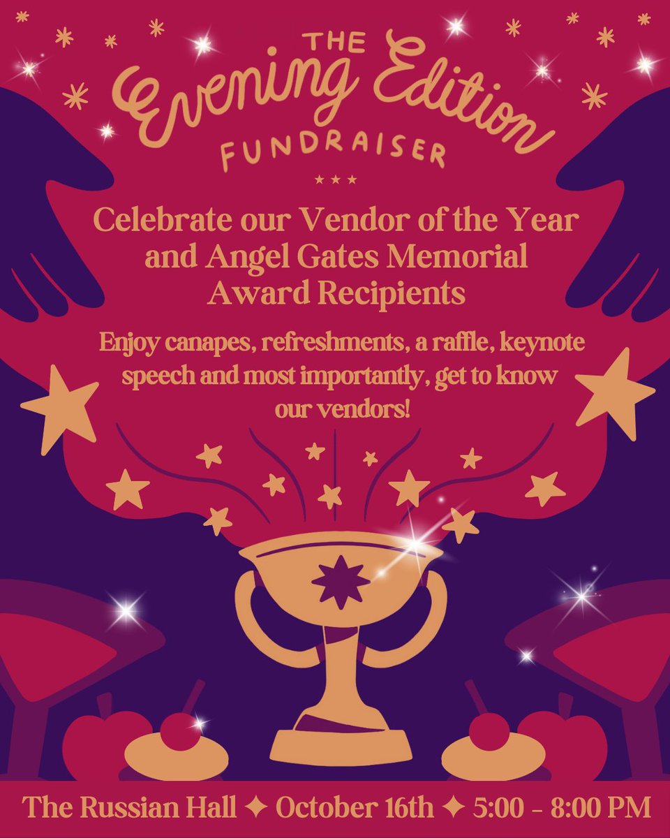 MegaphoneMag's tweet photo. Join us at our annual fundraiser on October 16th! Catered food, beverages, a keynote speech by @amjohal + more! Come celebrate our wonderful vendors and storytellers with us 💥

https://t.co/34j4iEwYCA https://t.co/L2Jo98JJ3N