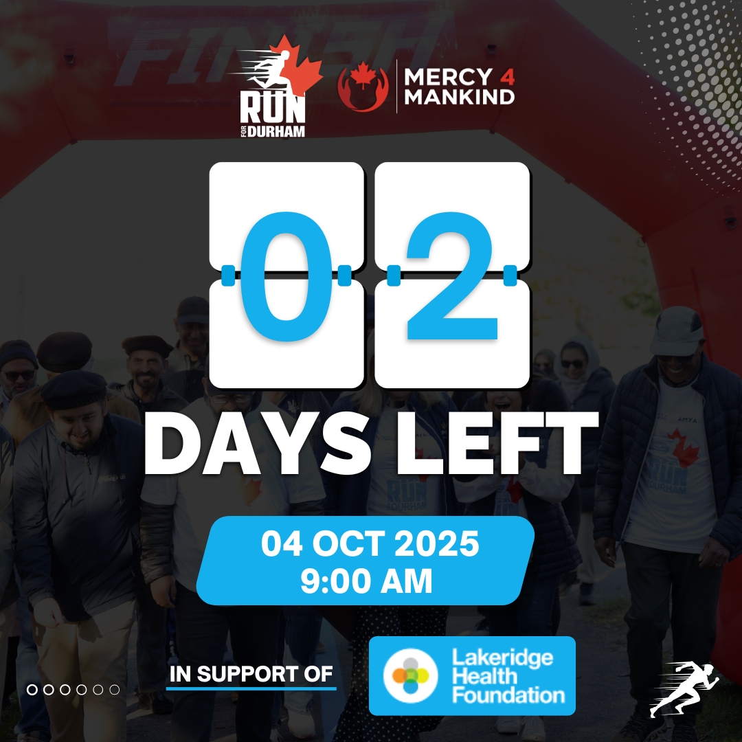 RunForDurham's tweet image. Only 2 Days Left

RUN FOR DURHAM!

📅 October 4, 2025
🕘 9:00 AM
📍 Kiwanis Heydenshore Park, Whitby

Join us for Run For Durham — where fun meets fitness, and every step supports the Lakeridge Health Foundation 🙌

🎟️ Sign up now:
raceroster.com/events/2025/10…