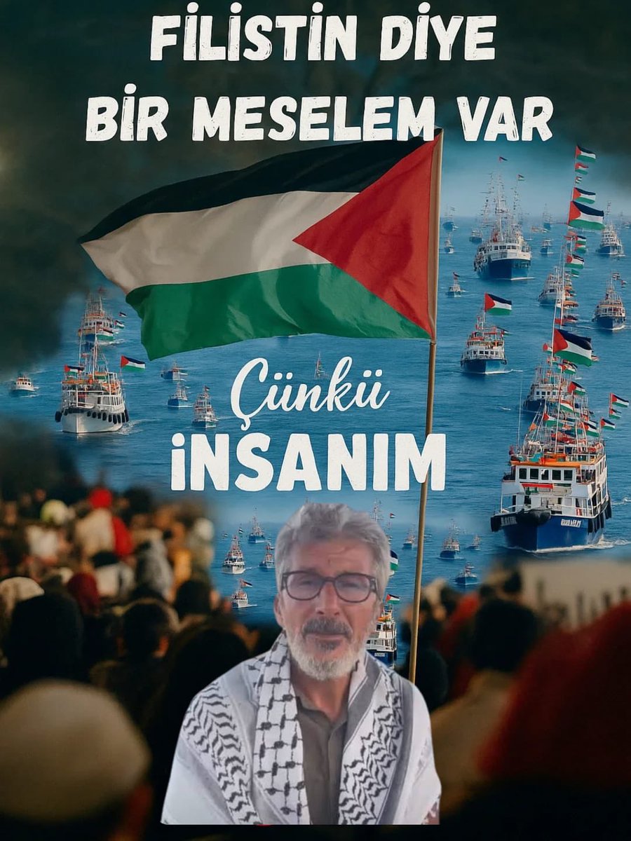 Osman TOPRAK (@av_osmantoprak) on Twitter photo Soykırımcı #İsrail tarafından #uluslararası sularda rehin alınan #Gaziantep’ten #YaşarYavuz (<a href="/yyasaryyavuz/">Yaşar Yavuz</a>) :
Endişe edilecek olan bizler değil, 23 aydır her türlü katliam ve soykırıma maruz kalan #Gazze halkıdır...
Nehirden Denize Özgür #Filistin
Kalbimiz Duamız Sizlerle Soykırımcı #İsrail tarafından #uluslararası sularda rehin alınan #Gaziantep’ten #YaşarYavuz (<a href="/yyasaryyavuz/">Yaşar Yavuz</a>) :
Endişe edilecek olan bizler değil, 23 aydır her türlü katliam ve soykırıma maruz kalan #Gazze halkıdır...
Nehirden Denize Özgür #Filistin
Kalbimiz Duamız Sizlerle