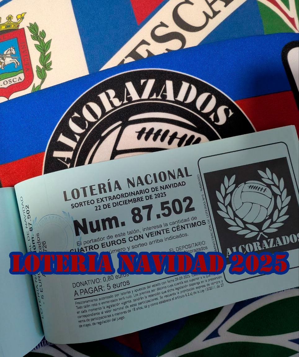 LOTERÍA DE NAVIDAD YA DISPONIBLE 🔵🔴📣

Disponible en los lugares habituales, en las previas y durante el descanso en la zona de la grada de animación.