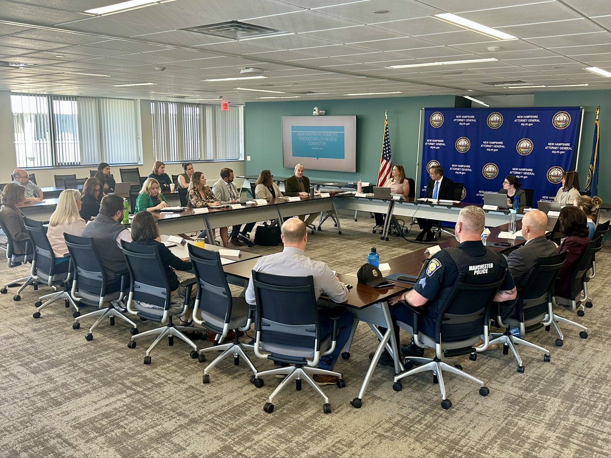 We’re at the first meeting of the New Hampshire Domestic Violence Fatality Review Committee.

Members from state agencies, police, nonprofits, and more are joining together to find solutions to deadly circumstances that happen behind closed doors.

More later tonight on #wmur