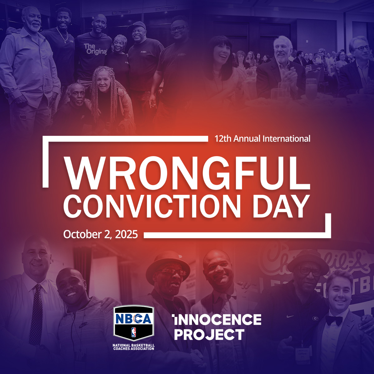 NBA_Coaches's tweet image. The NBCA is proud to partner with the @innocence Project for the 12th Annual Wrongful Conviction Day.

International Wrongful Conviction Day is a day to raise awareness of the causes and remedies of a wrongful conviction. It is also a time to recognize the tremendous personal,…