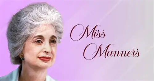 paulfoxone's tweet image. #Etiquette @DocAtCDI @EastEndJoe @DorothyZee1 @inqdragon2 @kayakendall 

Dear Miss Manners:

"Can chicken be eaten with the fingers?"

Miss Manners:

"No. The fingers should be eaten separately."