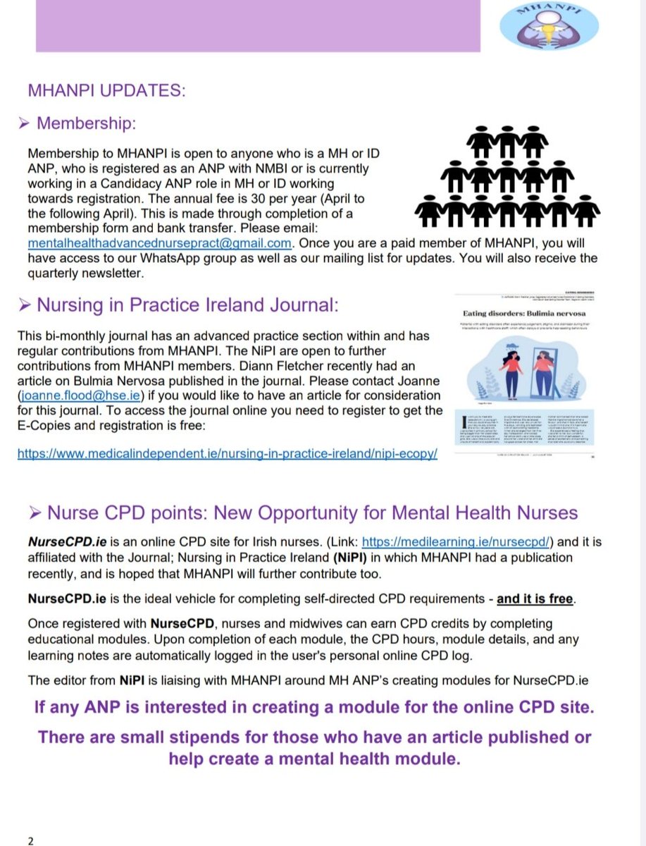 @MHANPI (Mental Health/ID ANP Ireland) tweet media