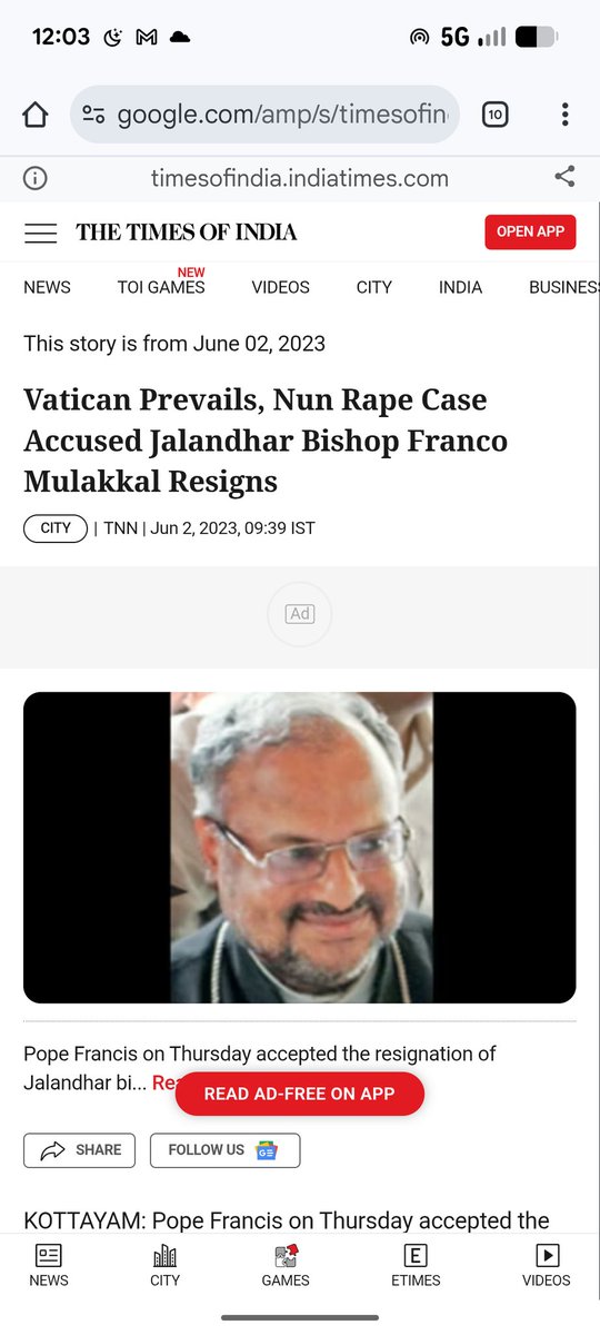 ray_amarttya's tweet photo. @Chinmayi @ZimmedarNagarik Hope this one speak for u. Since u brought up rape case by only hindu saints while ignoring this https://t.co/dXoTikJDat