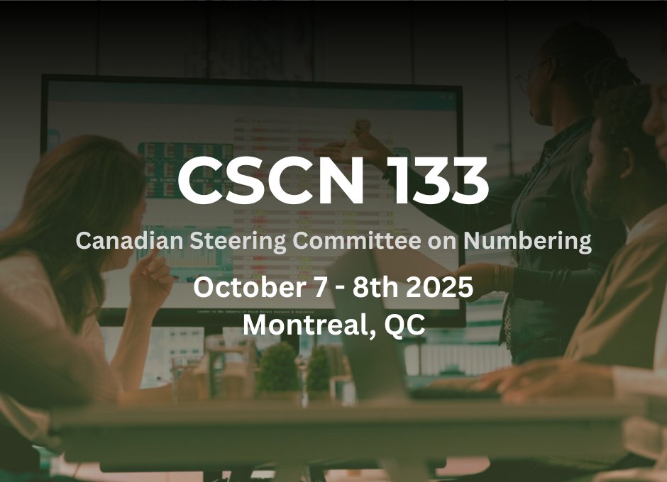 comsolve's tweet image. Reminder: CSCN 133 will be held next week in Montreal from October 7th – 8th! We look forward to joining the CNA team and industry participants for productive discussions on Canada’s numbering framework.

#CSCN #NANP #numbering #CNA #telecomindustry
