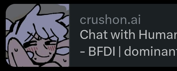 I was informed that my art is bring used for ai chatbots and such. Ik there's a lot of horny people out there in creating ai shit but at least ask permission or just use an official image or whatever