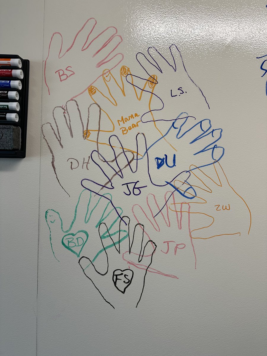 The best part of my day: My Wall is ready for new ideas and my team is here to support and join hands!!! Thank you Fantastic Hospital Team at Emerson Hospital!! 
#emersonhealth