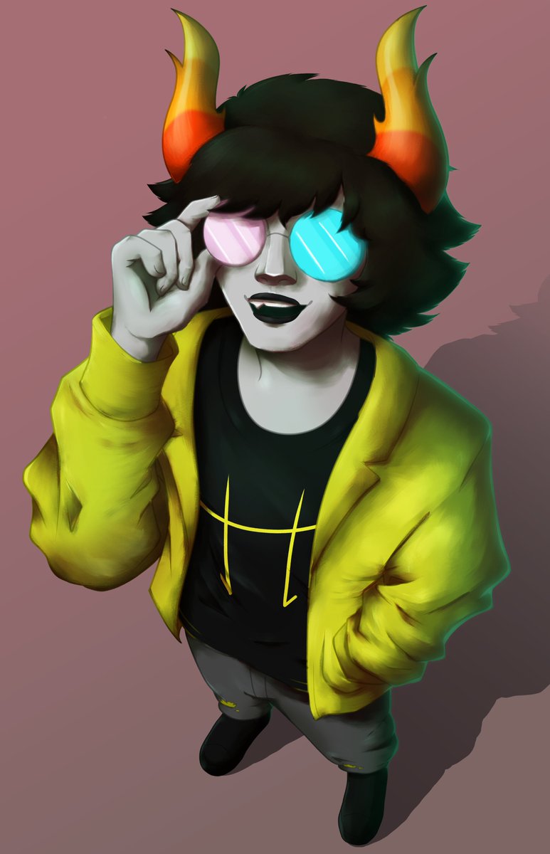 Commission for emergenceIncantation !! <3<3 I had so much fun drawing their sona :3 You can commission me here >> ko-fi.com/mimicat199/com… 
- 
-
#Art #Vtuber #Commission #Homestuck