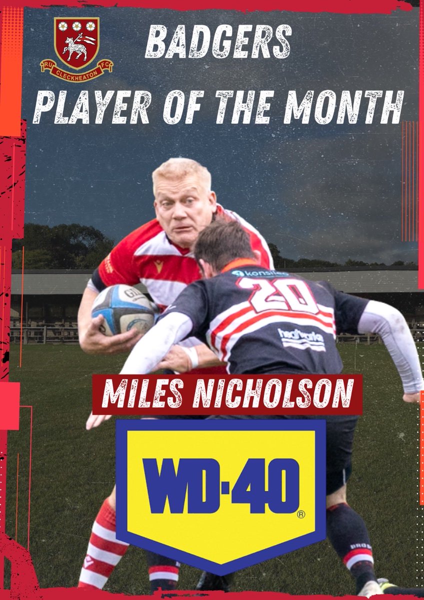 CleckheatonRUFC's tweet photo. Players of the Month For September
We are pleased to announce the players from our 3 senior sides who have been awarded player of the month
1st XV Jack Marshall 
2nd XV Ben Etchells
3rd XV Miles Nicholson https://t.co/XsWOGUm8NL