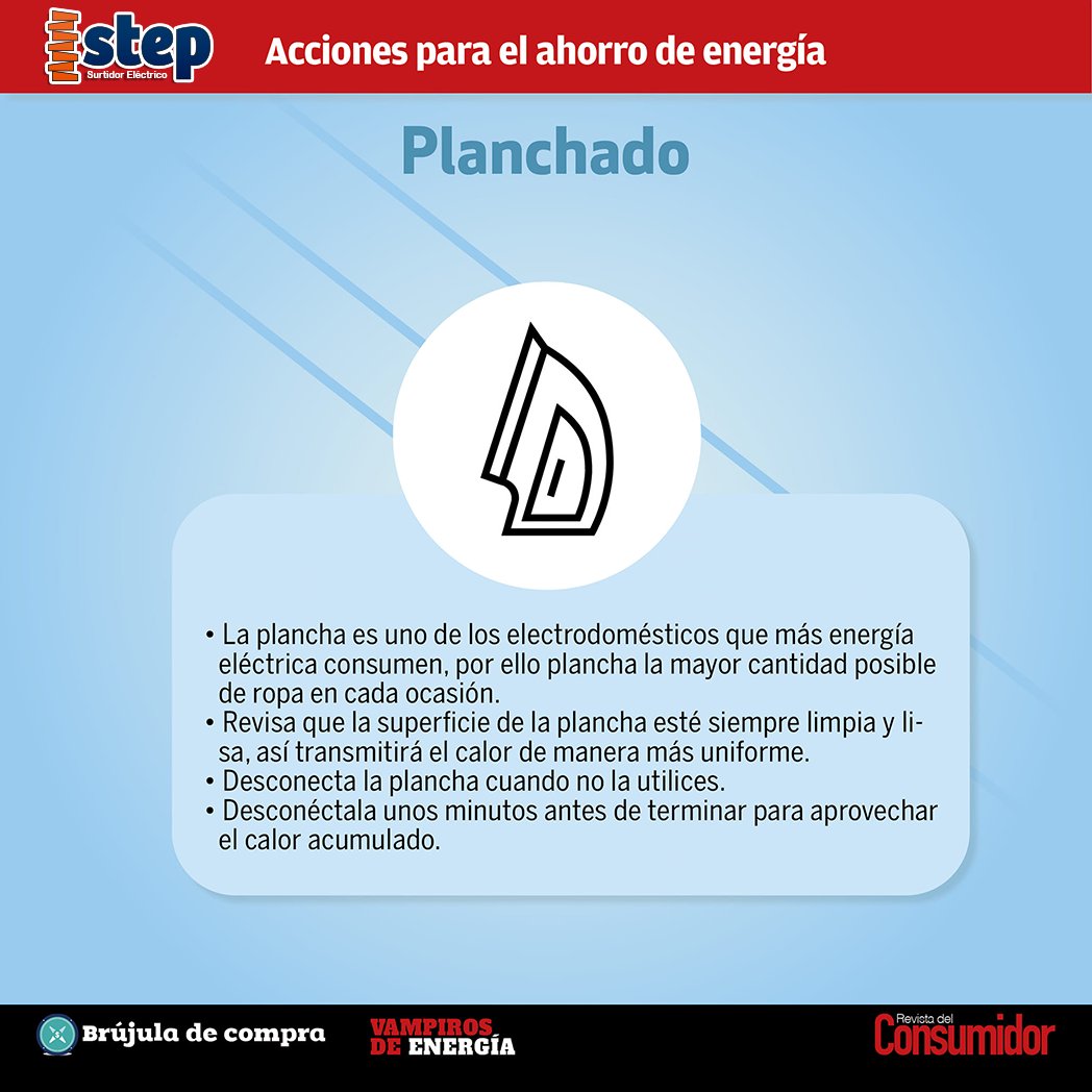 StepBelisario's tweet image. Hay muchas cosas que podemos hacer para ahorrar energía eléctrica, aquí te damos algunas recomendaciones y tips para lograrlo ⚡💡

#AhorroDeEnergia #Planchar #InstalacionElectrica