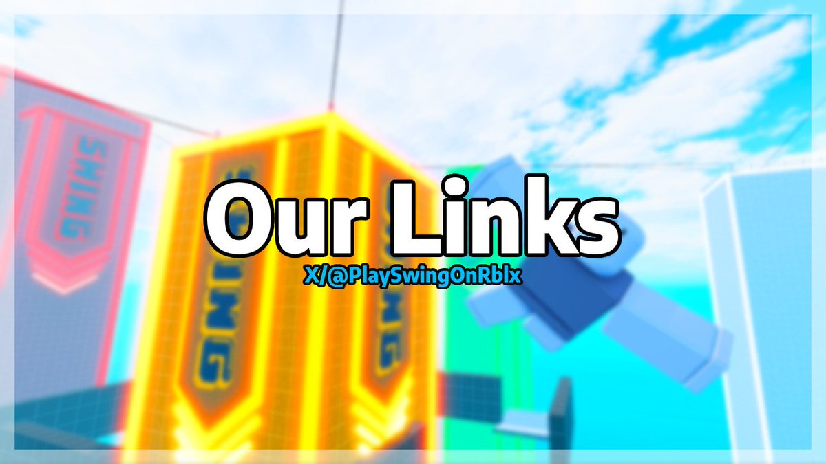 PlaySwingOnRblx's tweet image. ⚡ Stay connected with Swing!
All official links are in one place 👉 reddit.com/r/swingroblox/…
#RobloxDev #RobloxGameDev #RobloxStudio #GameDev