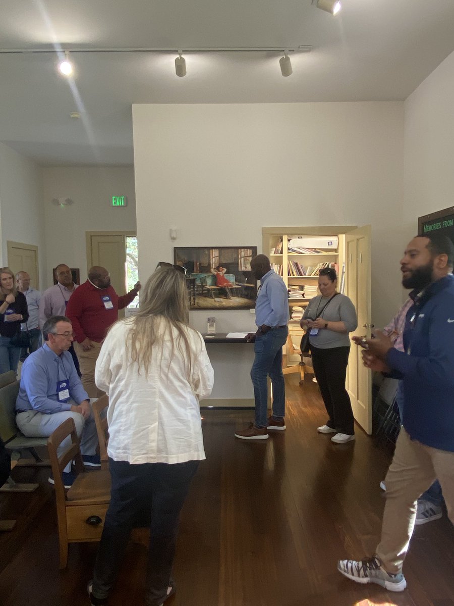 Our #MACoAdminCon is now touring the <a href="/HoCoGov/">Howard County Gov't</a> Ellicott City Colored School - built in 1880, it was operated until 1953, when Brown vs BOE called for integration of public schools, then it was restored and reopened in 2003 as a museum dedicated to interpreting the history of