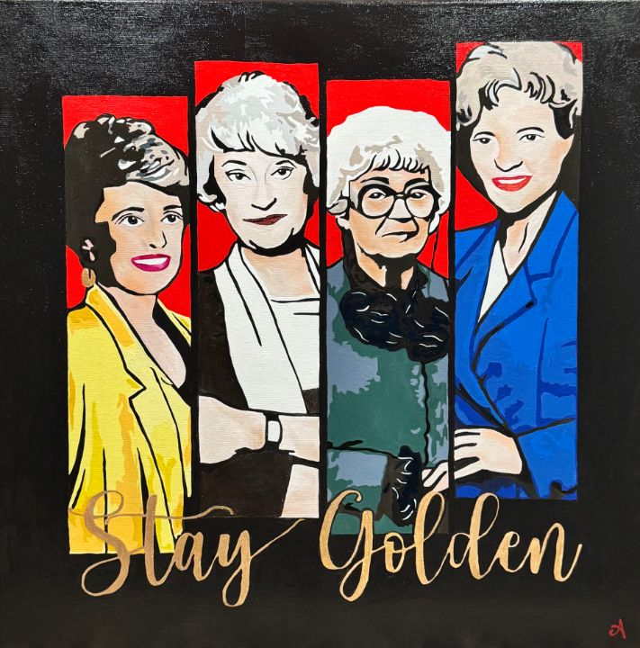 Art of the Day! "Thank You For Being A Friend". Buy at: ArtPal.com/BananaBrush?i=…