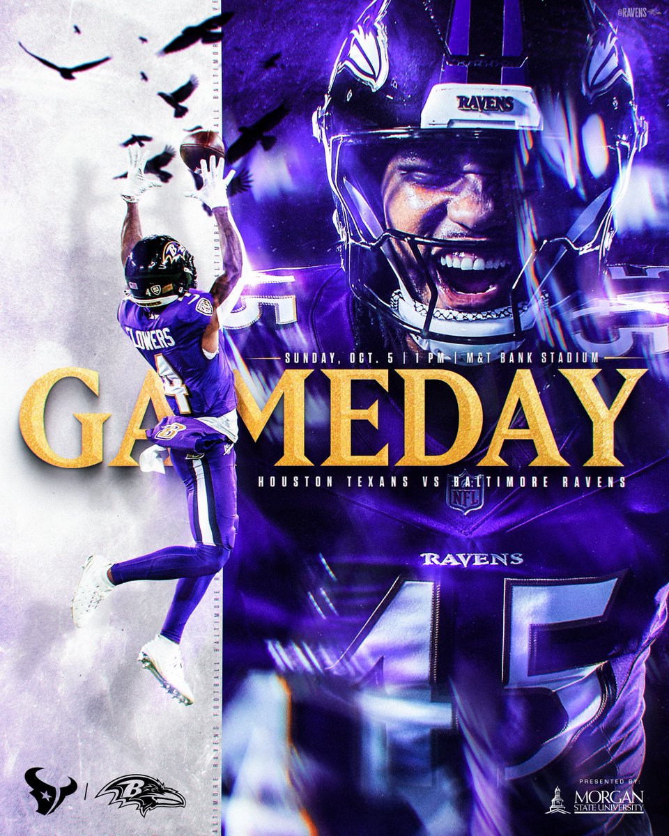 It’s gameday in Baltimore.