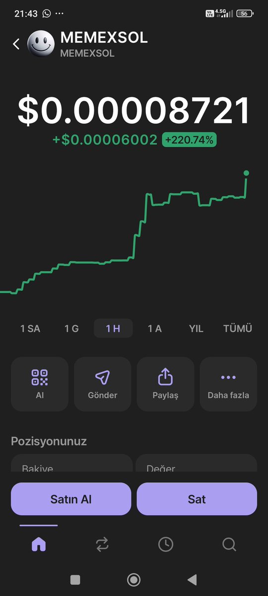$MEMEXSOL keeps rising with no brakes!
📈 Up 220% in the last 7days and the chart is still heading strongly upward!

✅ Active use case on the Pollarea voting platform = pollarea.com
✅ New utilities &amp; integrations coming very soon
✅ Growing community power attracts