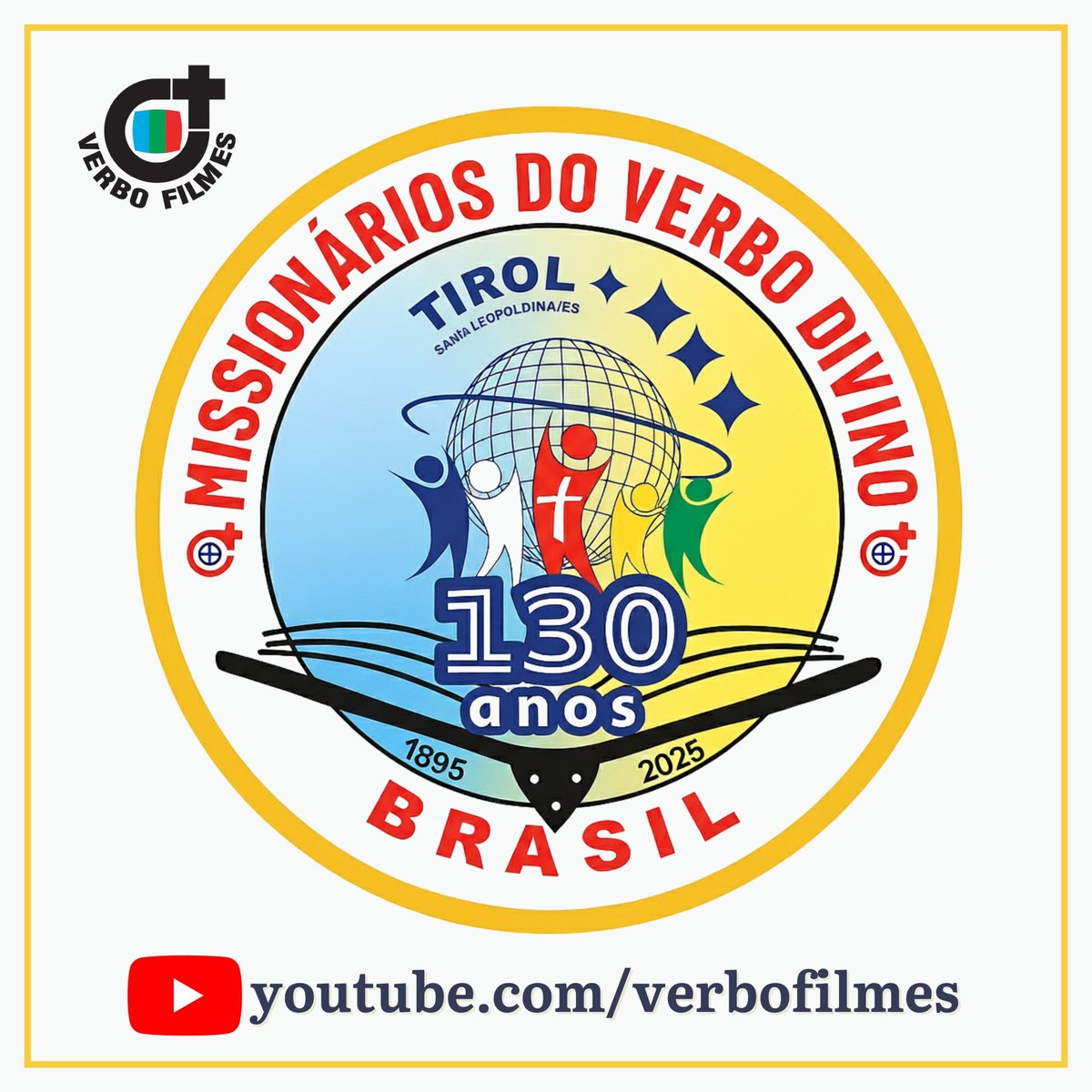 verbofilmes's tweet photo. 📖👣🇧🇷 | Ainda no espírito do Jubileu de 150 anos da SVD no mundo, a Verbo Filmes apresenta o clipe da celebração dos 130 anos da presença dos Missionários Verbitas no Brasil, realizada em Tirol/ES.

🎥 Assista:

https://t.co/ZyxdGKeRMm

🔗Leia no site:

https://t.co/6FPlCRV4eA https://t.co/0RfEe3bCCl