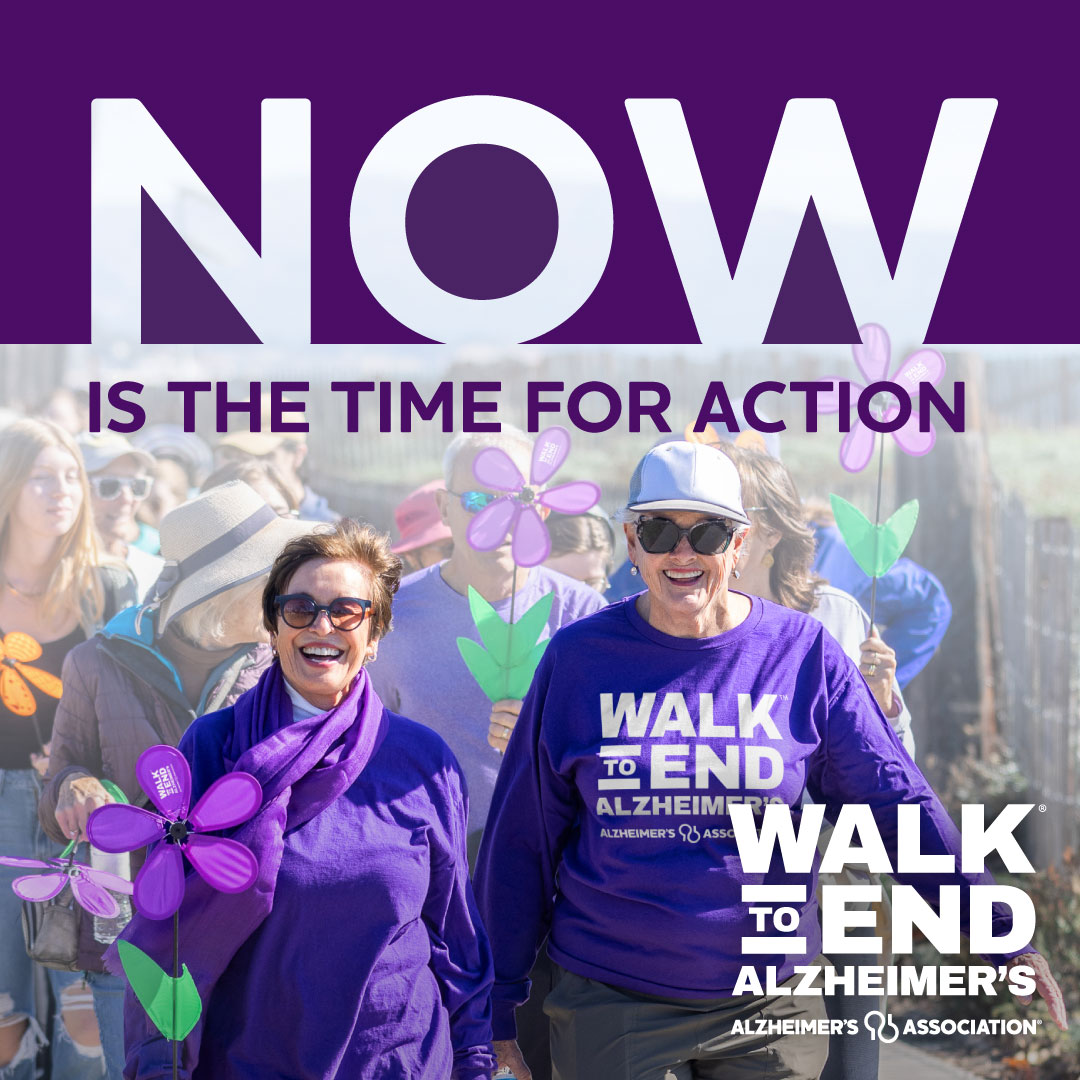 alzassociation's tweet image. In the fight against Alzheimer’s, now matters more than ever. Now is the time for action. Start or join a #Walk2EndAlz team at alz.org/walk. #ENDALZ