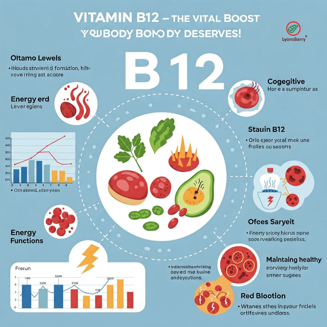 Need a Vitamin B12 boost for your brand? LyonsBarry delivers quality manufacturing for energy, focus &amp; vegan needs. #VeganSupplements #LyonsBarry