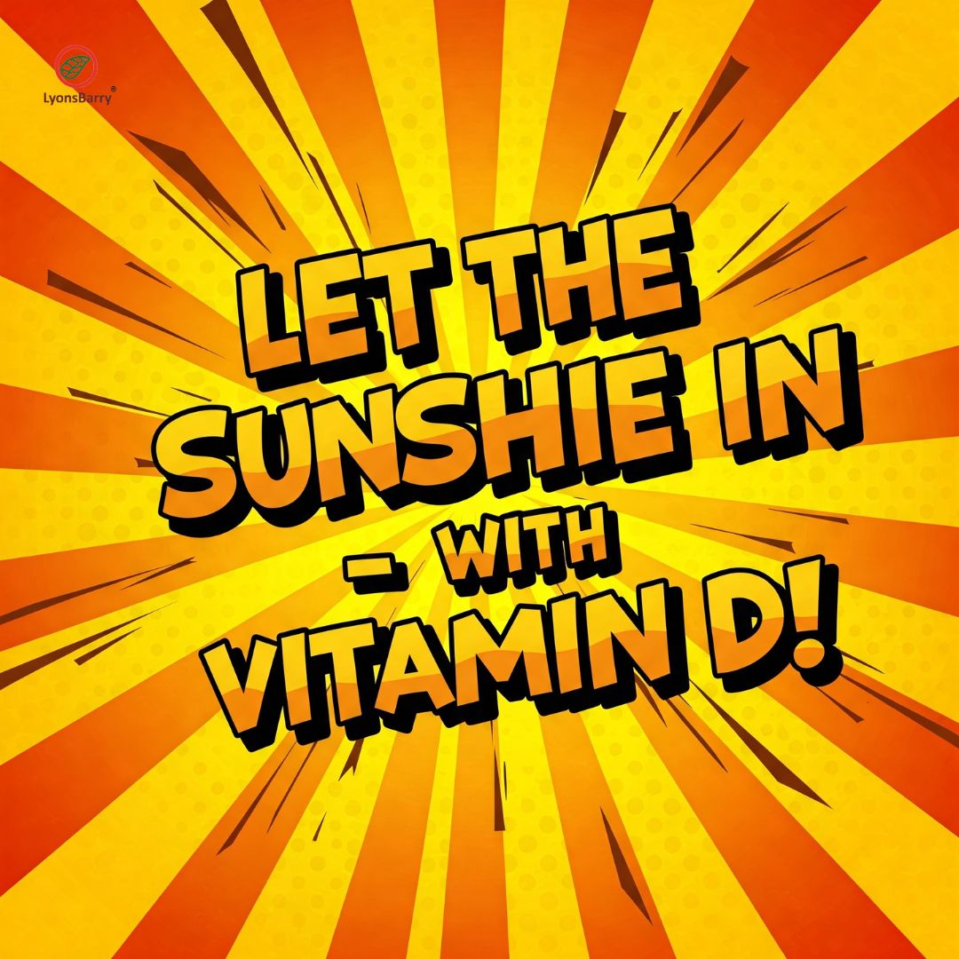 Vitamin D: Essential for bones, immunity &amp; mood. Trust LyonsBarry for quality supplement manufacturing. #HealthAndWellness #LyonsBarry