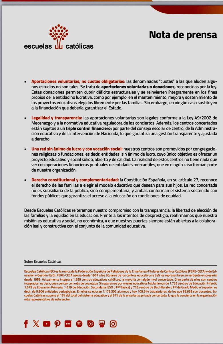 Escuelas Católicas Madrid tweet media