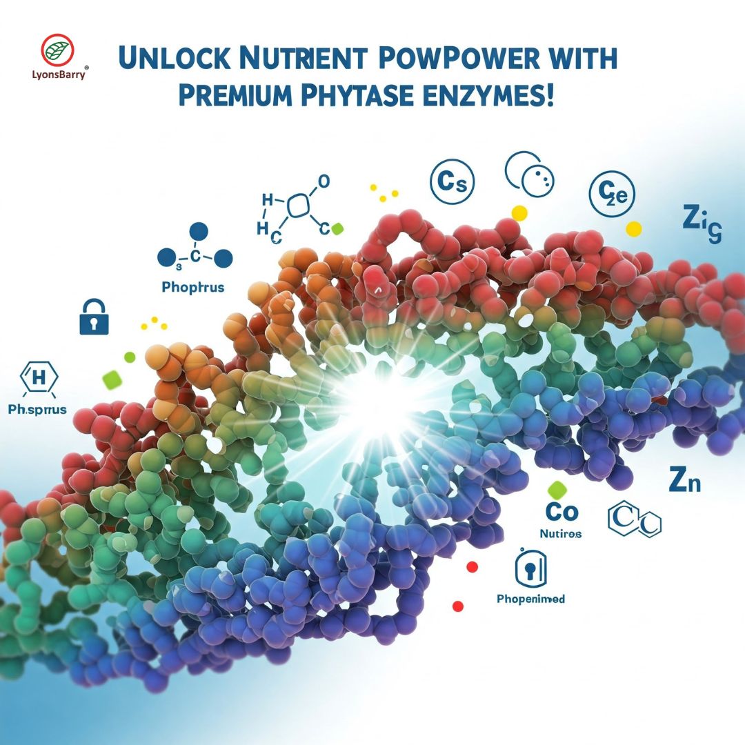 Boost plant nutrition &amp; ease digestion with Phytase enzyme! LyonsBarry (India): GMP &amp; FDA certified private label manufacturing. #PlantNutrition #DigestiveHealth #LyonsBarry