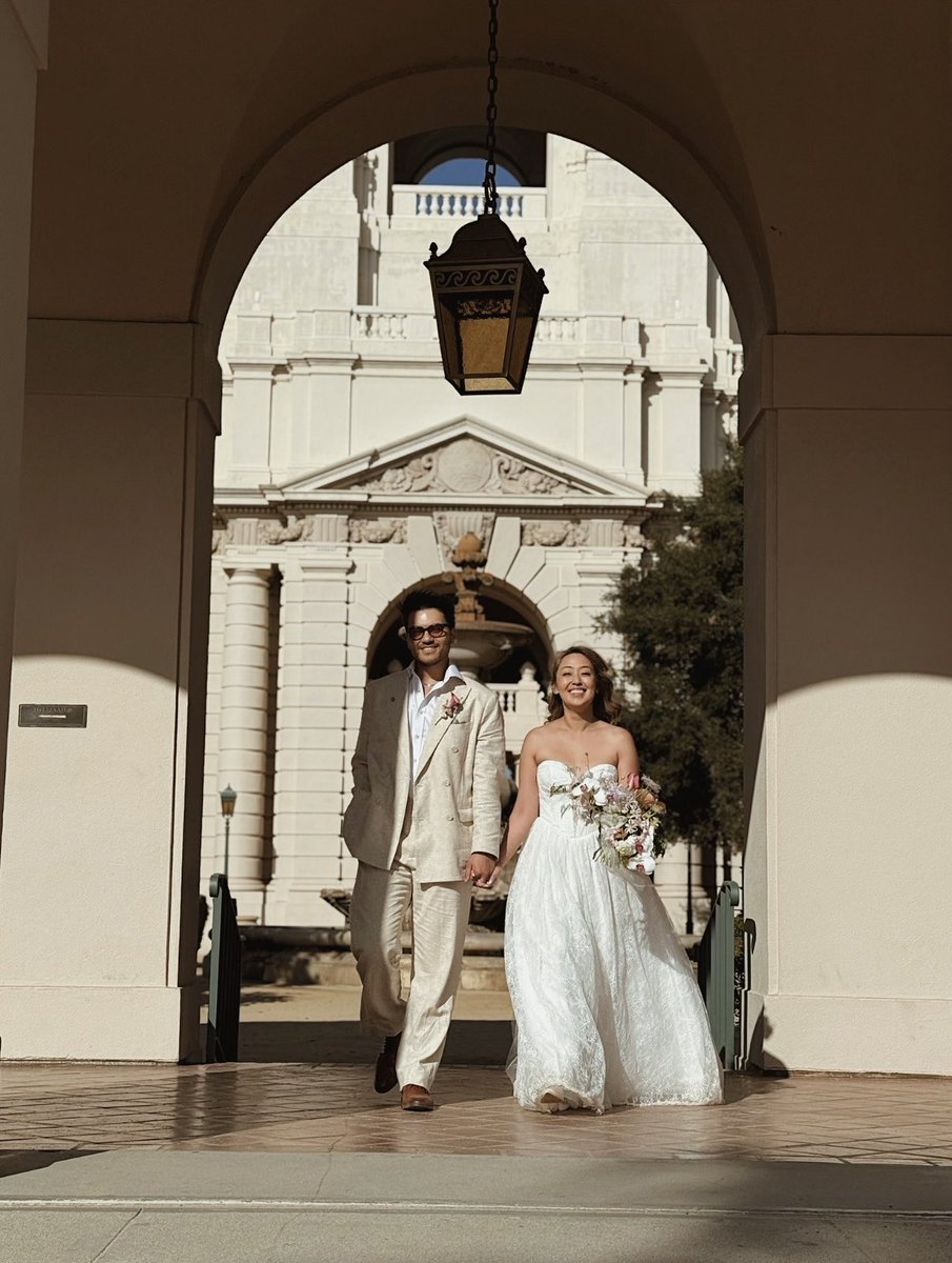 mvttmueller's tweet photo. posting late cuz i’ve been too busy being in love but i got married 1.5 weeks ago so we’re officially a family as recognized by the state of california https://t.co/a5c8XYbTIM