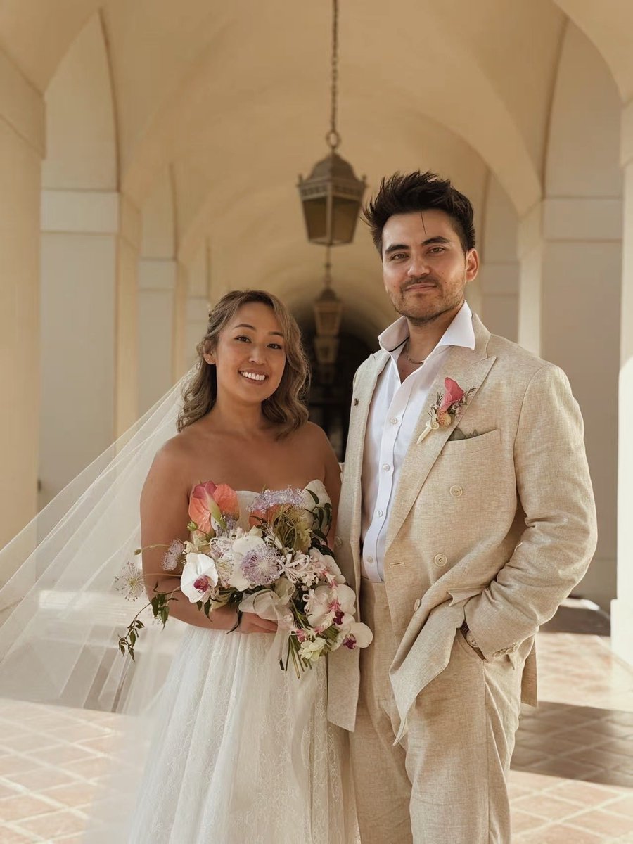 mvttmueller's tweet photo. posting late cuz i’ve been too busy being in love but i got married 1.5 weeks ago so we’re officially a family as recognized by the state of california https://t.co/a5c8XYbTIM