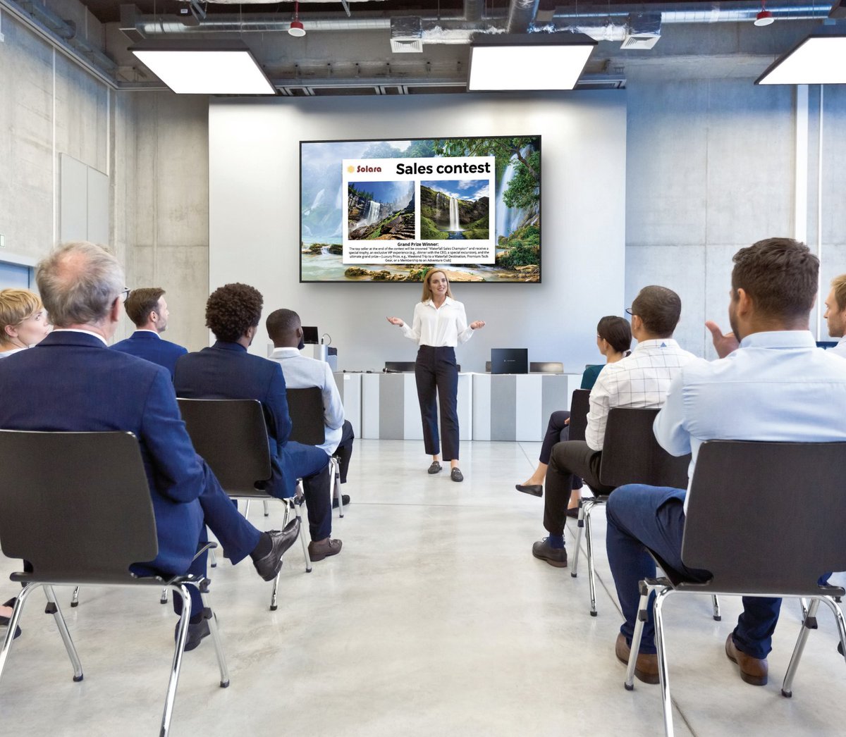 SharpBusinessUS's tweet image. Simplify signage. 🖥️

The #Sharp PN-ME2 Series uses a built-in Android SoC so you can install apps &amp;amp; manage media directly — no external players needed.
Learn more: bit.ly/4g5ajP2 
#ProAV #DigitalSignage