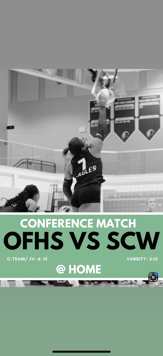 GAME DAY🏐💚🦅