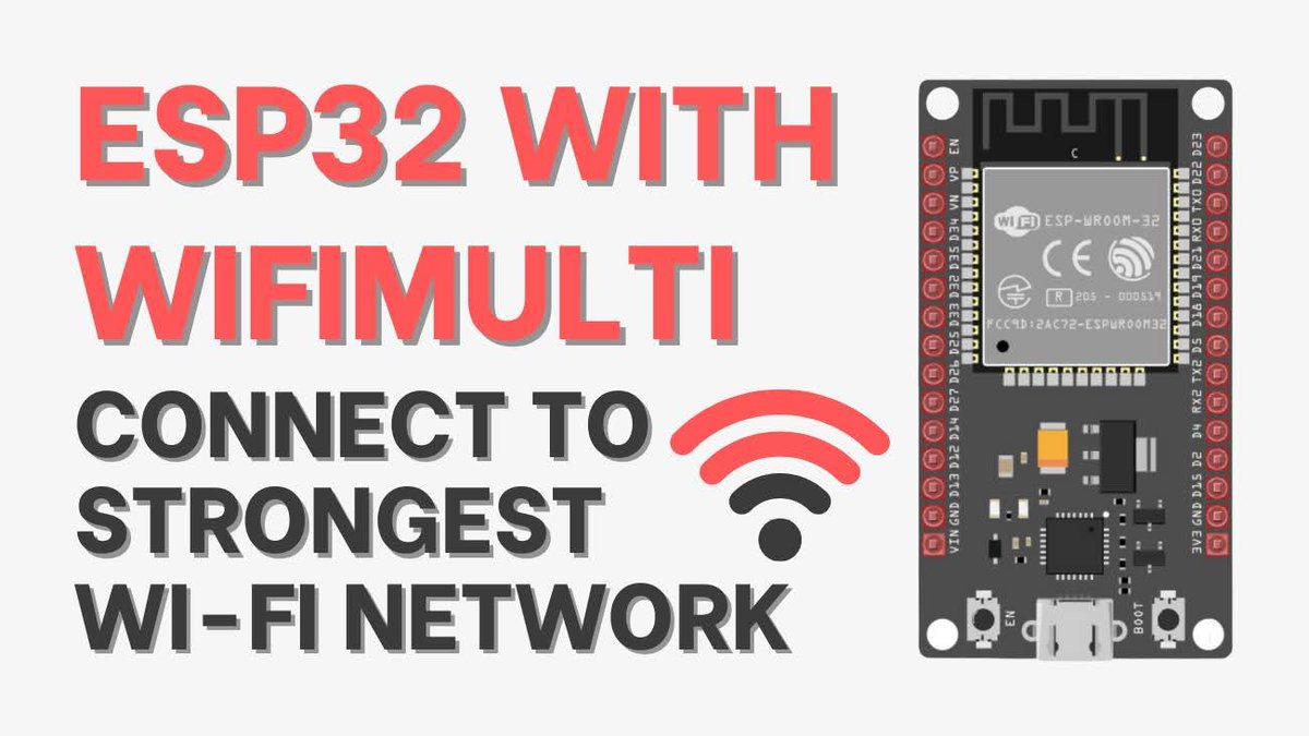 ebokify's tweet image. ESP32 with WiFiMulti: Connect to the Strongest Wi-Fi Network
ebokify.com/esp32-with-wif…
📕 ESP32 eBooks:
ebokify.com/esp32
#ESP32 #ESP32S3 #ESP32C6 #ESP32Project #ESP32Tutorial #Espressif #Arduino #IoT #Microcontroller #WiFiMulti #ebokify