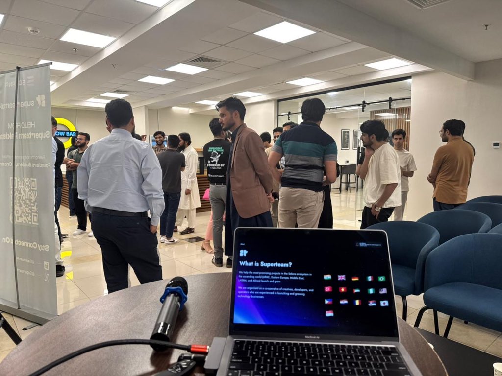 ShipyardPAK's tweet photo. Islamabad Builders Circle ✅

An evening of ideas, feedback, and connections for the @solana community here.

Next stop: Karachi

Pakistan is ready for the Cypherpunk Hackathon. https://t.co/iJppoR7AY9