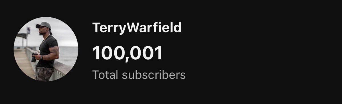 CJKnowsTECH's tweet image. Shoutout to my brother @_terrywarfield for crossing that 100K mark…well deserved bro🍻