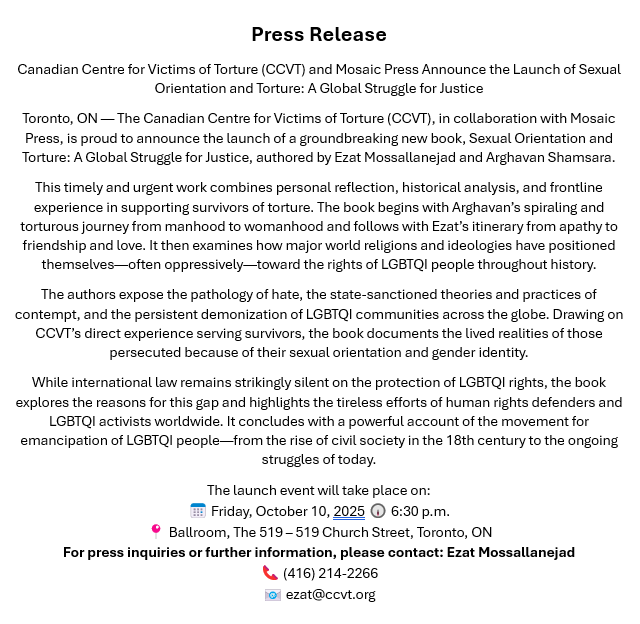 Canadian Centre for Victims of Torture tweet media