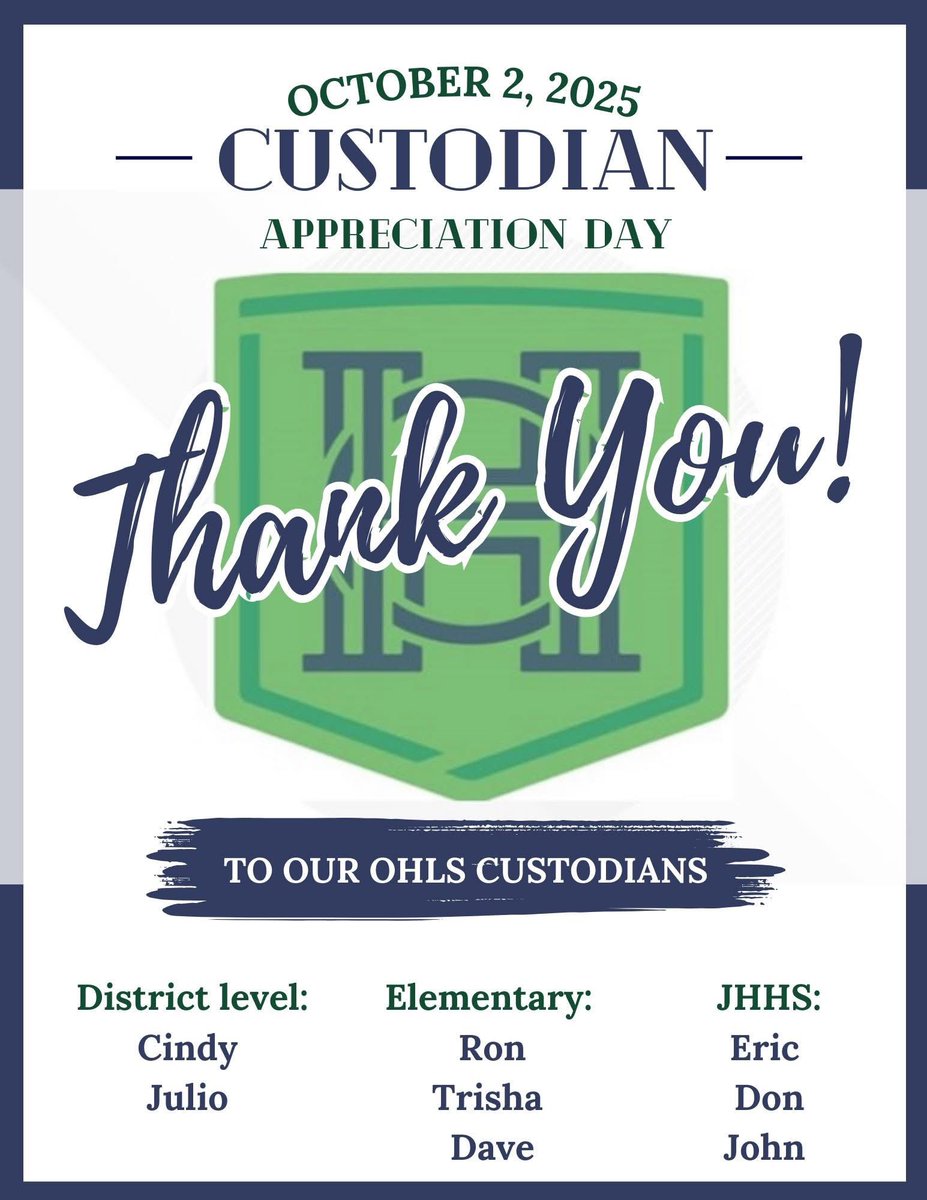 We 💚 our Green Bear custodial and operations crew!