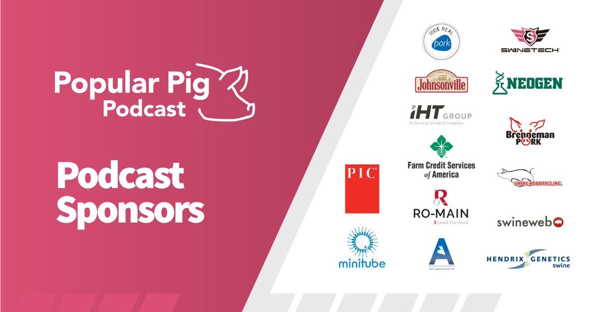 🎙️ Subscribe to Popular Pig Podcast – the go-to show for the swine industry. Each week, producers, veterinarians, researchers, and innovators share their experiences and insights to inspire, educate, and connect.

👉 Don’t miss an episode: hubs.ly/Q03LY-GZ0