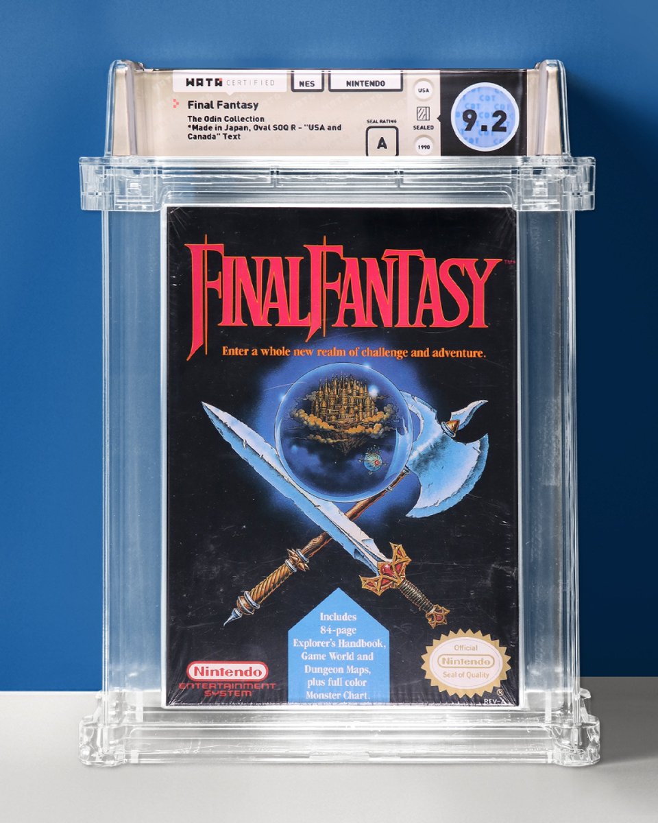 It’s not a final fantasy, just a final legacy. WATA’s legacy holders are nearly gone, but you still have time to get yours. Select legacy holder as an add-on to your next submission for $24.99 while supplies last.

Submit at watagames.com/submit-game/st…