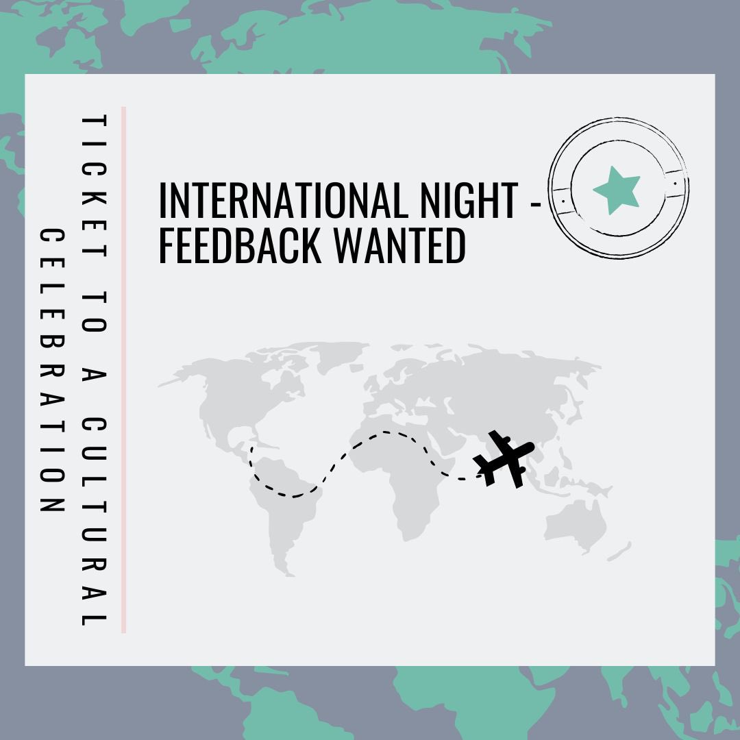 RockyMountPTA's tweet photo. Did you attend International Night last month?  PTA would love to have your feedback on the event!  Thank you for always coming and supporting our students and community!
 
https://t.co/7sVbKJPV8E
 @RockyMountElem https://t.co/0ufbXm8tt1