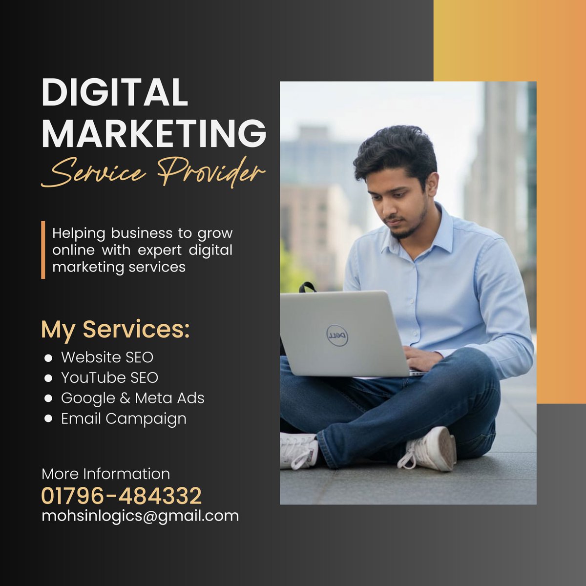 mohsinlogics's tweet photo. 🚀 Want to grow your business online?

I provide expert Digital Marketing Services to help brands get more visibility, traffic, and sales.

✅ Website SEO
✅ YouTube SEO
✅ Google &amp; Meta Ads
✅ Email Campaigns

#digitalMarketing #alberta #SEOExpert #mohsinlogics #YouTubeSEO https://t.co/x1YWWmQa62