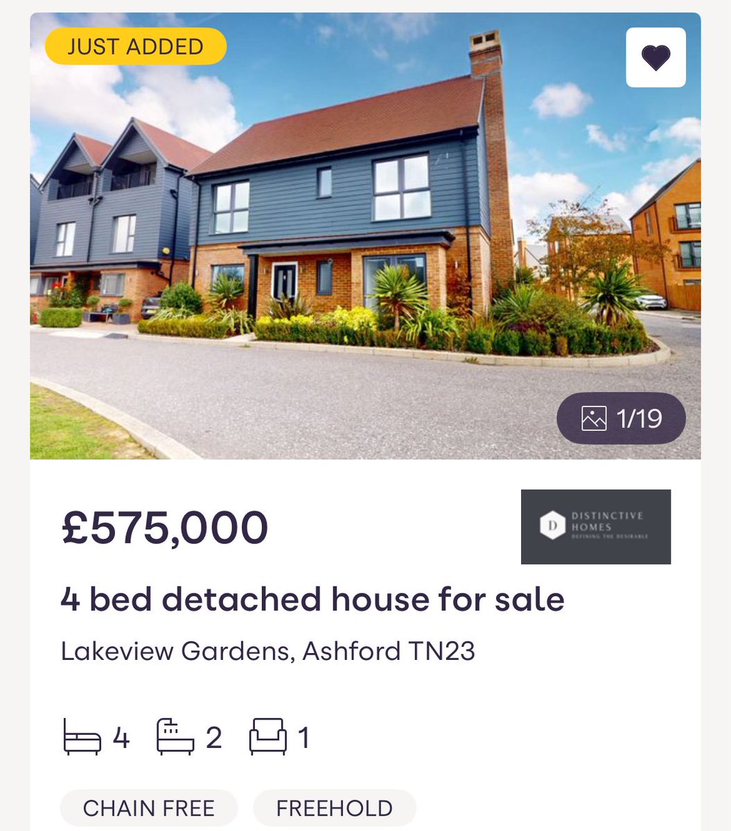 taxfraudhunter's tweet image. #ashford #kent #property #crash
The greedy sellers want to be paid by the buyers £24k per year for each of the 4 years they live in the house.
Anyone buying this property for more than £450k will be massively overpaying.