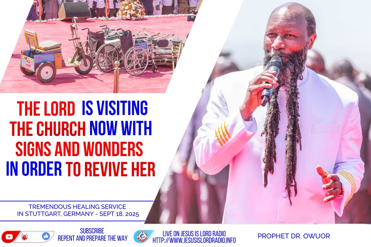Ndze_Wung's tweet photo. The TRANSFORMATIVE RESTORATION occurring in the church landscape, led by the Forerunner of THE GLORIOUS MESSIAH, aims to reveal the #EndTimePower of the HOLY SPIRIT to a spiritually ailing people in need of spiritual wholeness in CHRIST JESUS, THE REDEEMER, WHO is MIGHTY TO SAVE. https://t.co/8PVGqfdec5